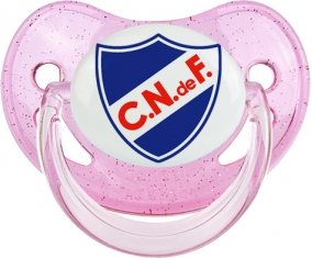 Club Nacional de Football Sucette Physiologique Rose à paillette
