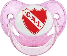 CA Independiente Tétine Physiologique Rose à paillette