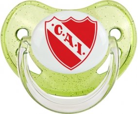 CA Independiente Tétine Physiologique Vert à paillette