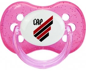 Club Athletico Paranaense Sucette Cerise Rose à paillette