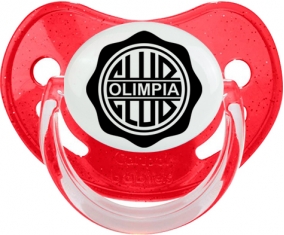 Club Olimpia Tétine Physiologique Rouge à paillette