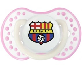 Barcelona Sporting Club Tétine LOVI Dynamic Blanc-rose phosphorescente