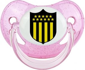 Club Atlético Peñarol Sucette Physiologique Rose à paillette