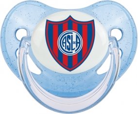 Club Atlético San Lorenzo de Almagro Tétine Physiologique Bleue à paillette