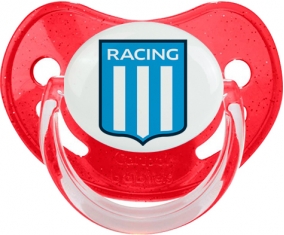 Racing Club de Avellaneda Sucette Physiologique Rouge à paillette