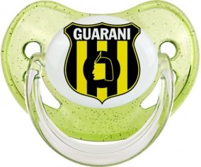 Club Guaraní Sucette Physiologique Vert à paillette