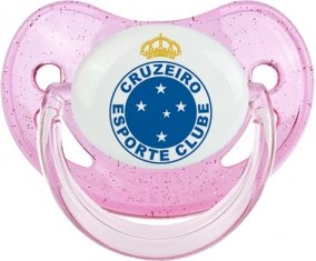 Cruzeiro Esporte Clube Tétine Physiologique Rose à paillette
