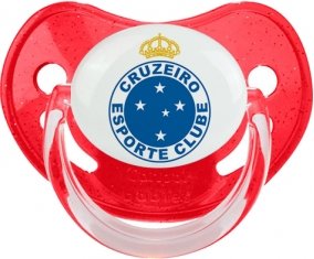 Cruzeiro Esporte Clube Tétine Physiologique Rouge à paillette