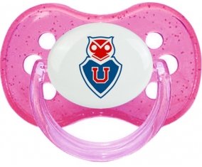 Club Universidad de Chile Sucette Cerise Rose à paillette