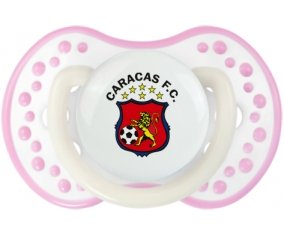 Caracas Futbol Club Venezuela Sucette LOVI Dynamic Blanc-rose phosphorescente