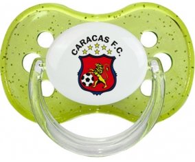 Caracas Futbol Club Venezuela Sucette Cerise Vert à paillette