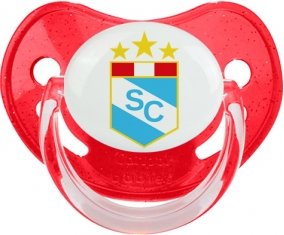 Club Sporting Cristal Péru Sucette Physiologique Rouge à paillette