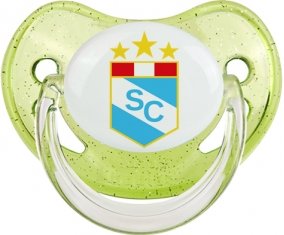 Club Sporting Cristal Péru Sucette Physiologique Vert à paillette