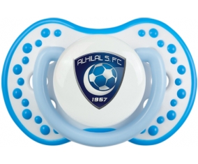 Al-Hilal Football Club Saudi Arabia Tétine LOVI Dynamic Blanc-bleu phosphorescente