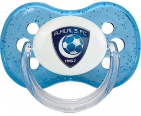 Al-Hilal Football Club Saudi Arabia Sucette Cerise Bleu à paillette