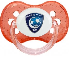 Al-Hilal Football Club Saudi Arabia Sucette Cerise Rouge à paillette