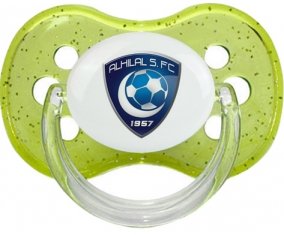 Al-Hilal Football Club Saudi Arabia Sucette Cerise Vert à paillette