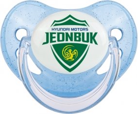 Jeonbuk Hyundai Motors Football Club South Korea Sucette Physiologique Bleue à paillette