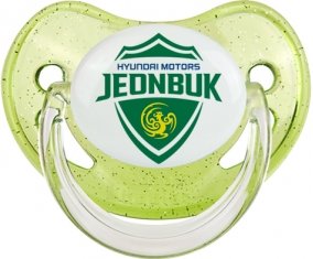 Jeonbuk Hyundai Motors Football Club South Korea Sucette Physiologique Vert à paillette