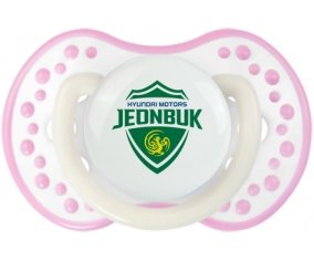 Jeonbuk Hyundai Motors Football Club South Korea Sucette LOVI Dynamic Blanc-rose phosphorescente