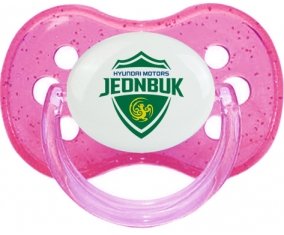 Jeonbuk Hyundai Motors Football Club South Korea Tétine Cerise Rose à paillette