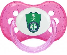 Al Ahli Jeddah Saudi Arabia Sucette Cerise Rose à paillette
