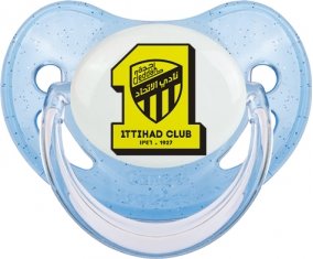 Ittihad FC Saudi Arabia Sucette Physiologique Bleue à paillette