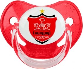 Persépolis Téhéran Football Club Iran Sucette Physiologique Rouge à paillette