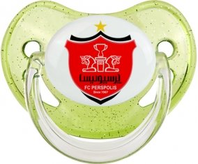 Persépolis Téhéran Football Club Iran Sucette Physiologique Vert à paillette