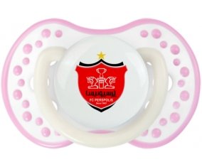 Persépolis Téhéran Football Club Iran Sucette LOVI Dynamic Blanc-rose phosphorescente