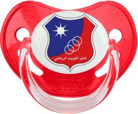 Kuwait Sporting Club Sucette Physiologique Rouge à paillette