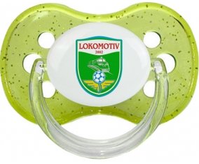 Lokomotiv Tachkent uzbekistan Sucette Cerise Vert à paillette
