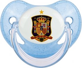 Spain national football team Sucette Physiologique Bleue à paillette