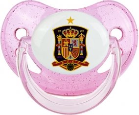 Spain national football team Sucette Physiologique Rose à paillette