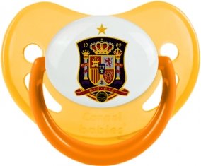 Spain national football team Sucette Physiologique Jaune phosphorescente