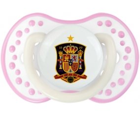 Spain national football team Sucette LOVI Dynamic Blanc-rose phosphorescente