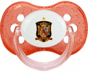 Spain national football team Tétine Cerise Rouge à paillette
