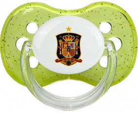 Spain national football team Tétine Cerise Vert à paillette