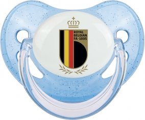 Belgium national football team Tétine Physiologique Bleue à paillette