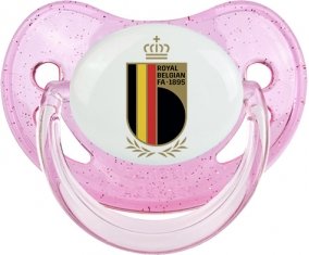 Belgium national football team Tétine Physiologique Rose à paillette