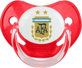 Argentina national football team Sucette Physiologique Rouge à paillette