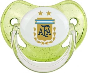 Argentina national football team Sucette Physiologique Vert à paillette