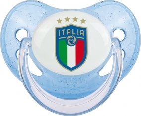 Italy national football team Tétine Physiologique Bleue à paillette