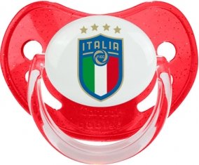 Italy national football team Tétine Physiologique Rouge à paillette