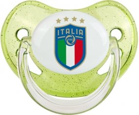 Italy national football team Tétine Physiologique Vert à paillette