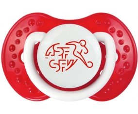 Switzerland national football team Tétine LOVI Dynamic Blanc-rouge classique