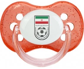 Iran national football team Sucette Cerise Rouge à paillette