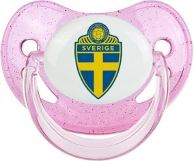 Sweden national football team Sucette Physiologique Rose à paillette