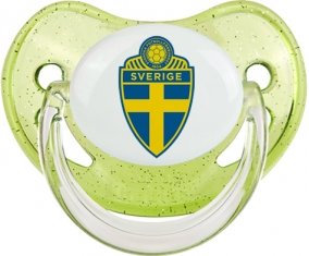 Sweden national football team Sucette Physiologique Vert à paillette