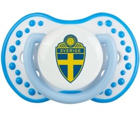 Sweden national football team Sucette LOVI Dynamic Blanc-bleu phosphorescente